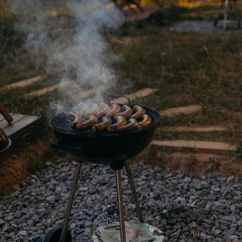 veilig koken en barbecueën op de camping