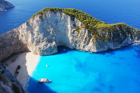 Navagio Beach in Zakynthos