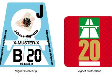 vignet oostenrijk en zwitserland