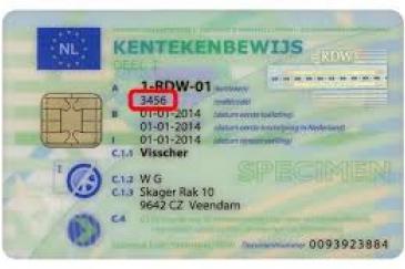 Meldcode kentekenkaart Meldcode