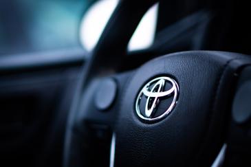 Stuur van de meest gestolen auto Toyota