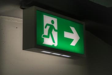 Zorg ervoor dat je vluchtroute goed is opgeruimd Zorg ervoor dat je vluchtroute goed is opgeruimd