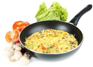 Omelet gezonde maaltijd Omelet in pan