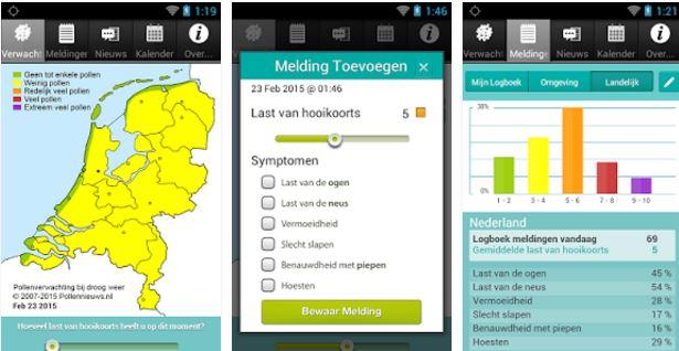Hooikoorts app Hooikoorts app