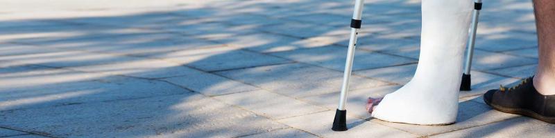 Hulpmiddelen kortingsregeling Been in gips