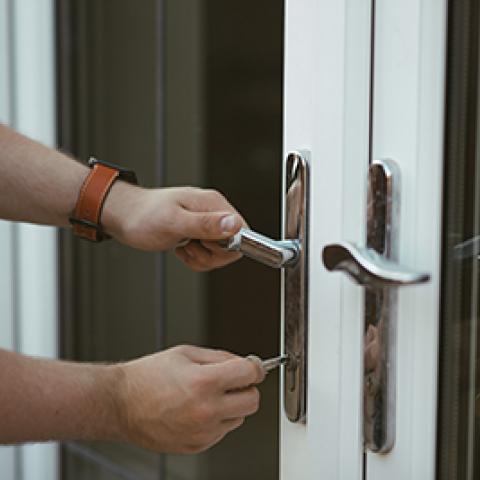 woninginbraak sleutel in het slot