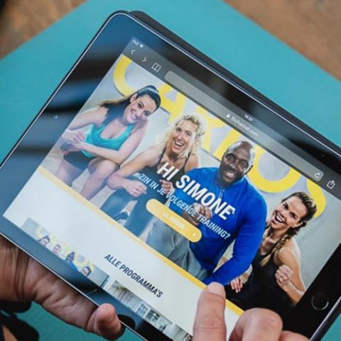 FitChannel kortingsregeling Fitchannel app op IPad