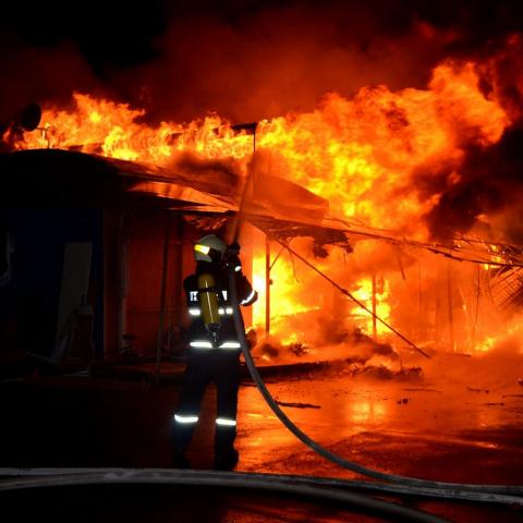 brandverzekering opstalverzekering huis in brand