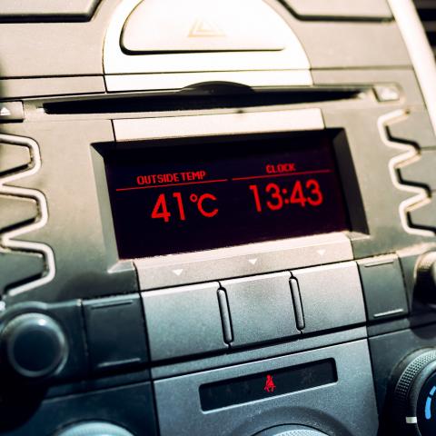 verwarming in de auto