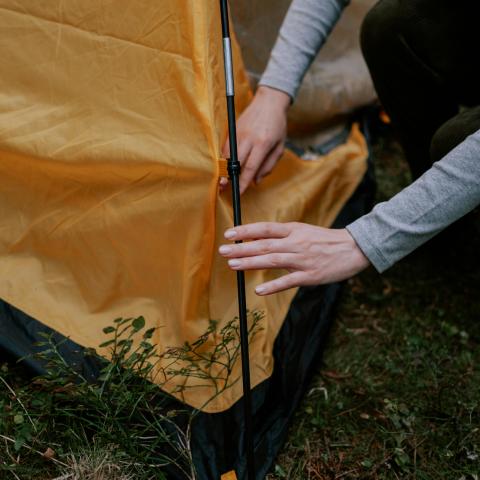 kampeer checklist tent opzetten