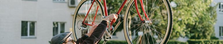 Fietsendrager op het dak Fietsendrager op het dak